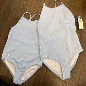 Ralph Lauren cable knit girls swimsuit